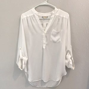 Pleione white blouse